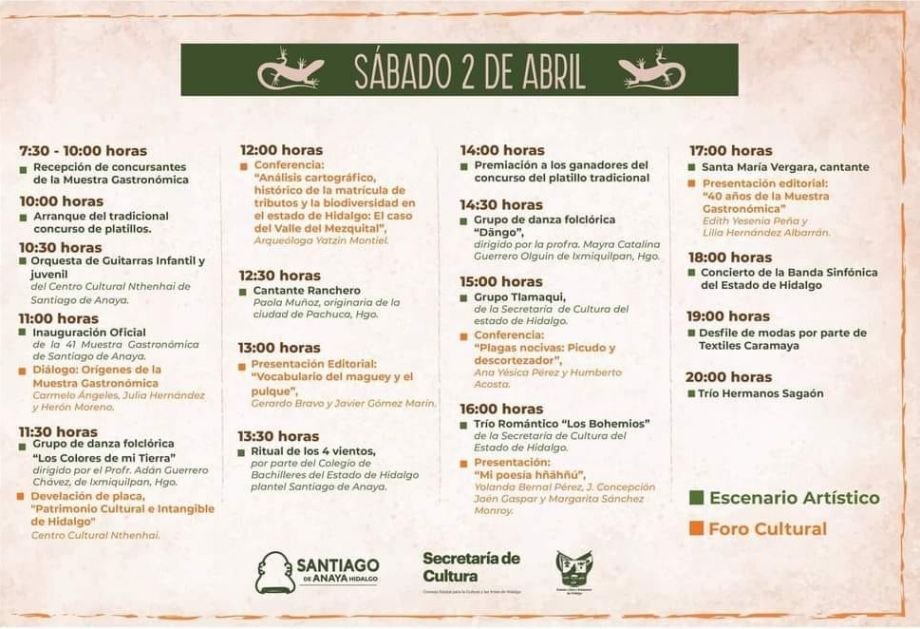 Festival gastronómico de Santiago de Anaya, este fin de semana