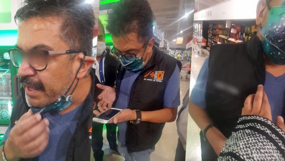 Detectan y encaran a acosador de mujeres en supermercado de Pachuca