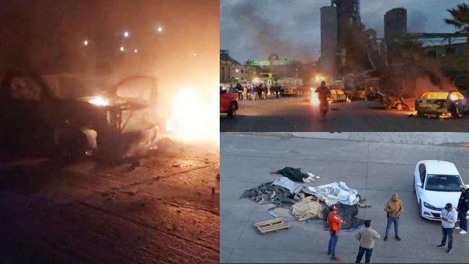 Grupo disidente ataca planta cementera en Ciudad Cooperativa Cruz Azul (videos)