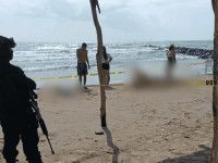 Turistas de Pachuca fallecen ahogados en playa de Tuxpan
