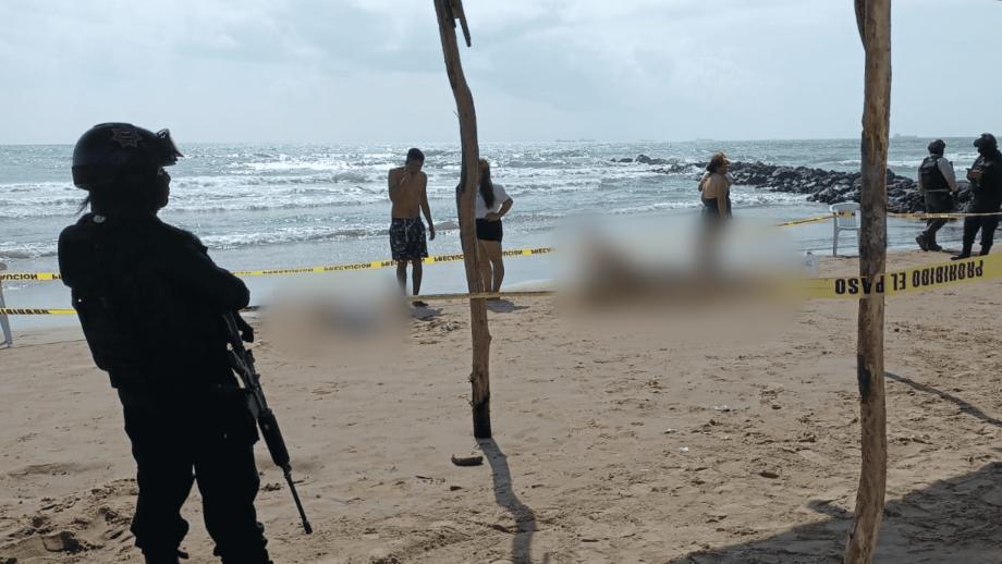 Turistas de Pachuca fallecen ahogados en playa de Tuxpan