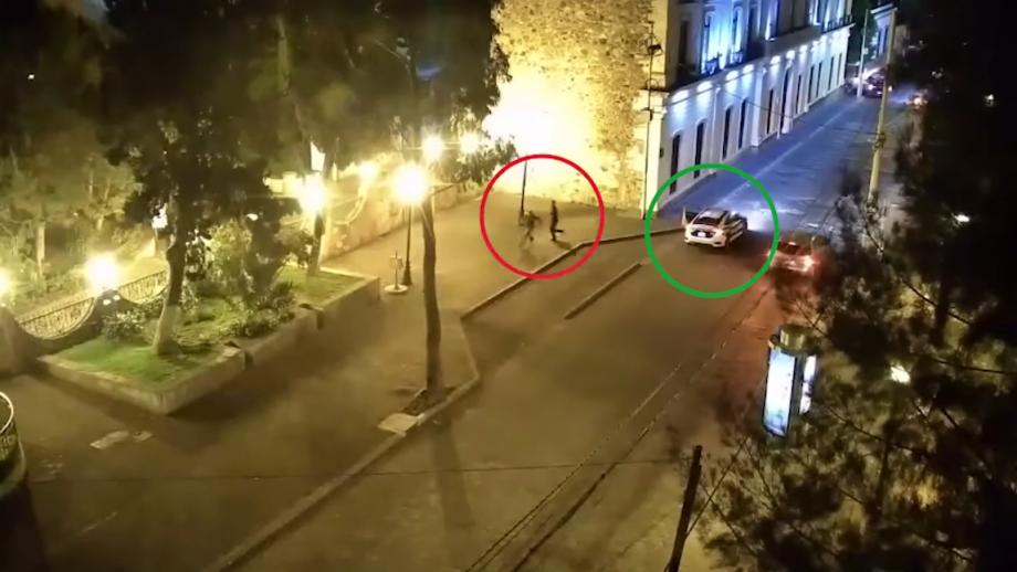 Así atraparon a presuntos ladrones en la parroquia de San Francisco de Pachuca (video)