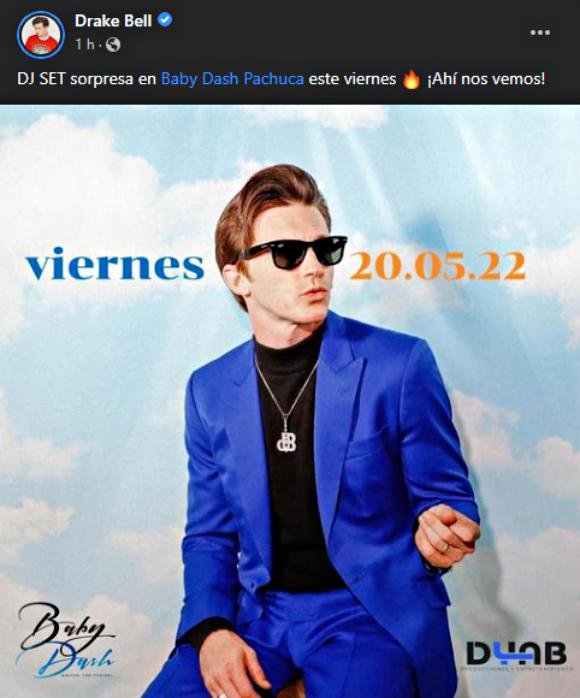 Confirmado, Drake Bell se presentará en Pachuca