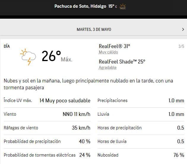 Llega tercera onda de calor y subirá las temperaturas en Hidalgo: hasta 40 grados