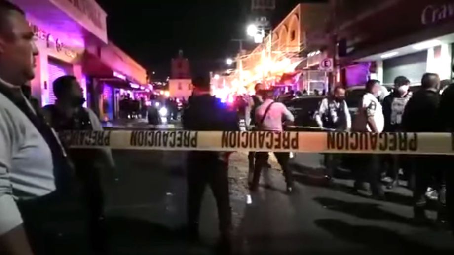 Tiroteo en pleno centro de Pachuca deja cuatro personas sin vida
