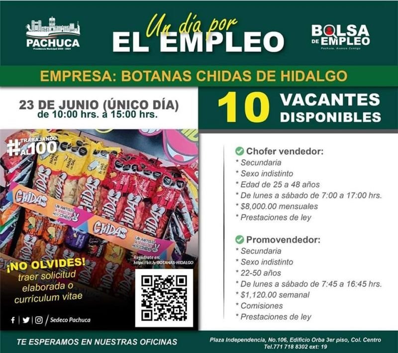 Empresa ofrecerá empleo en Pachuca: vacantes con sueldos de hasta $8,000