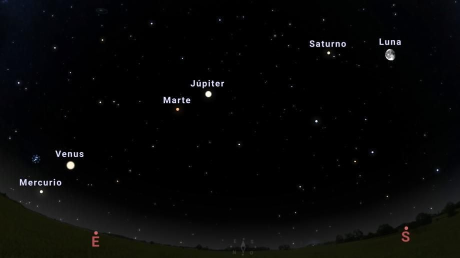 La extraña y espectacular alineación planetaria que se podrá ver en estos días en Hidalgo 4 La extraña y espectacular alineación planetaria que se podrá ver en estos días en Hidalgo