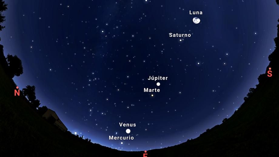 La extraña y espectacular alineación planetaria que se podrá ver en estos días en Hidalgo