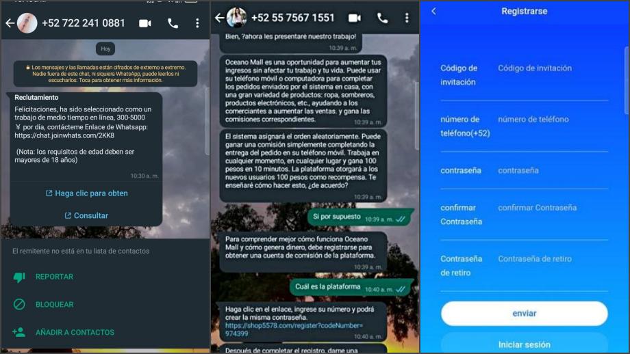 ¿Te llegó este mensaje por WhatsApp ofreciéndote trabajo? Ojo, es fraude
