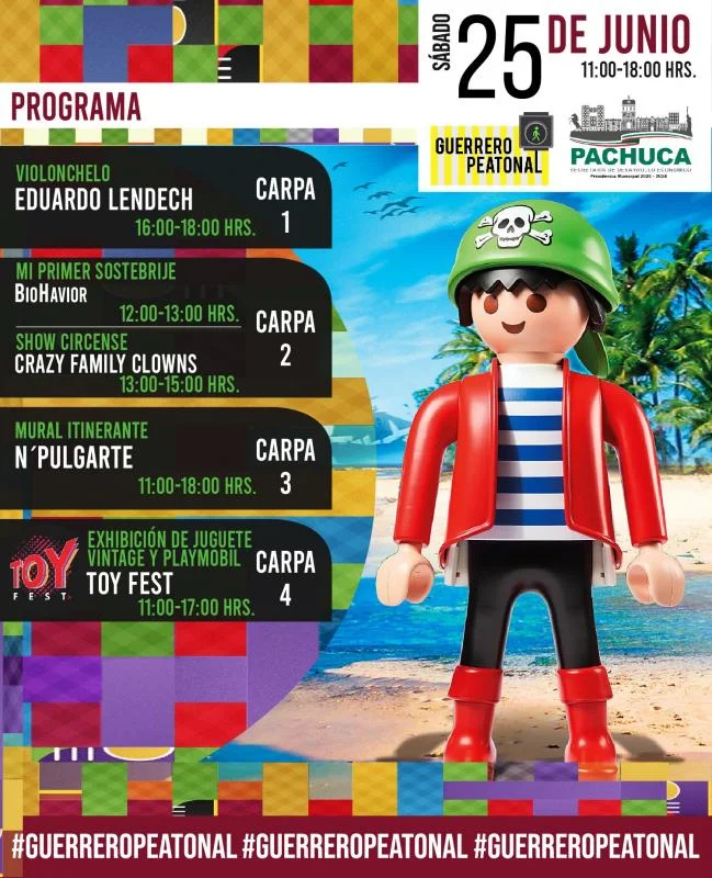 Exhibición de Playmobil y coleccionismo vintage, el próximo sábado en Pachuca