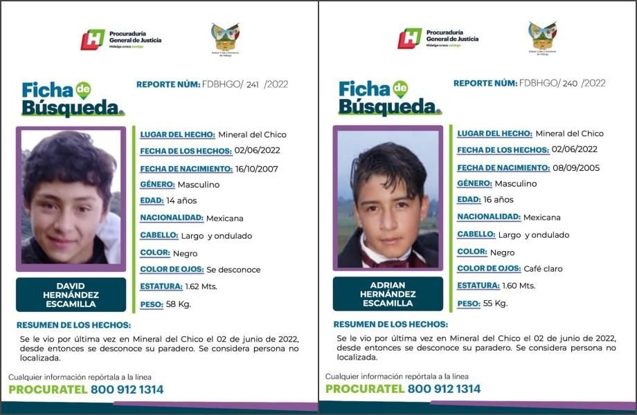 Desaparecen dos hermanos en Pueblo Mágico de Hidalgo; piden ayuda para encontrarlos