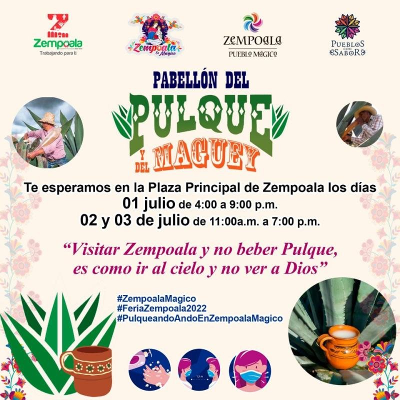 Delicia... pabellón y concurso anual del pulque, este 'finde' en el Pueblo Mágico de Zempoala