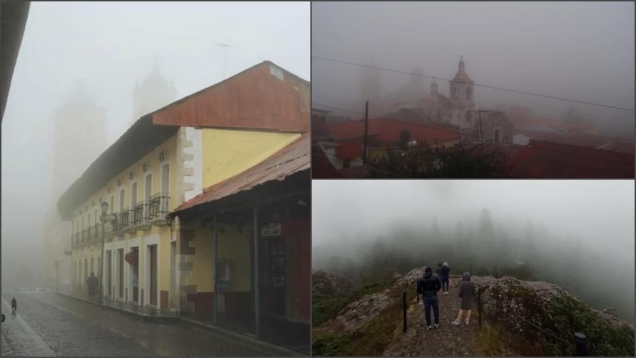 Las postales que está dejando el clima húmedo en Hidalgo