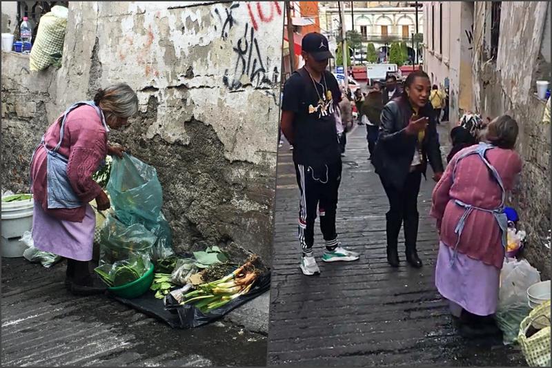 Evidencian prepotente trato de trabajadora municipal hacia adulta mayor en Pachuca (video)