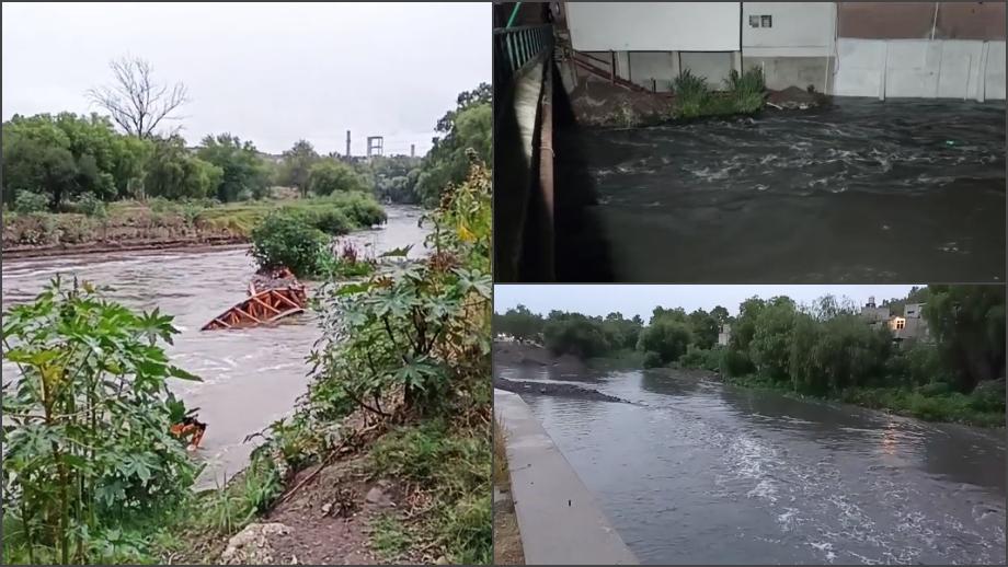 Se encienden las alertas por crecimiento de ríos en Hidalgo