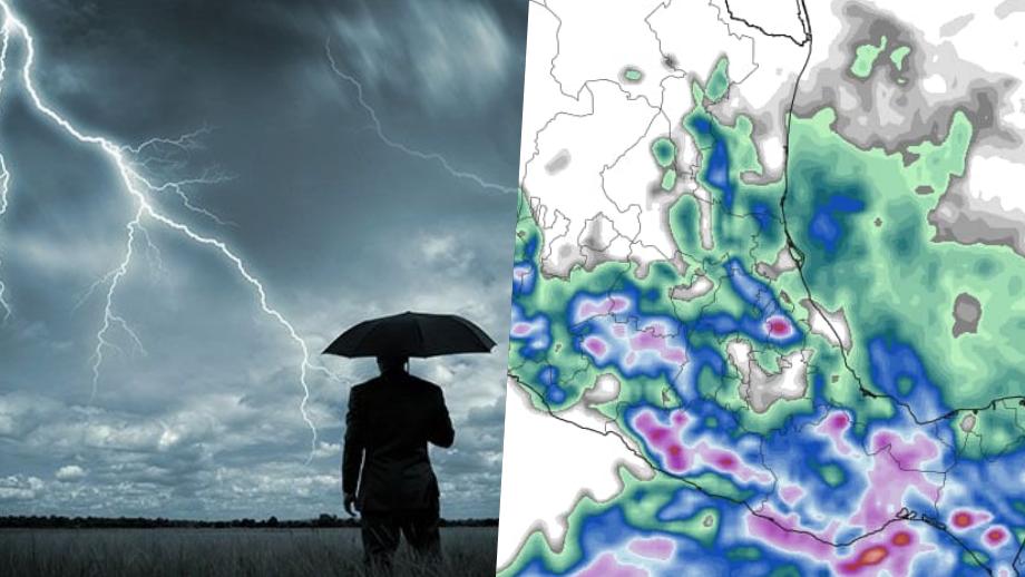 Tormentas con granizo y fuerte viento se espera en Hidalgo en las próximas horas