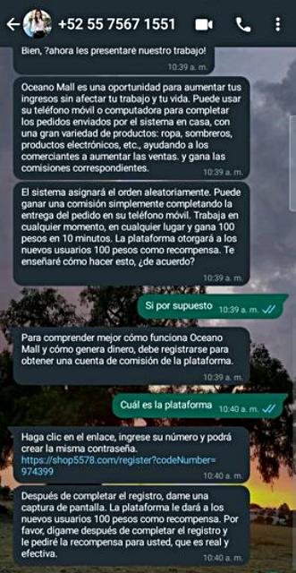 ¿Te llegó este mensaje por WhatsApp ofreciéndote trabajo? Ojo, es fraude