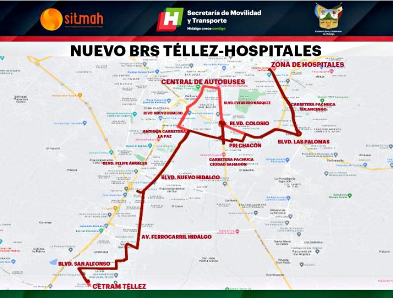 Nuevo servicio BRS de transporte masivo comienza a operar en Pachuca; esta es la ruta, costo y horario