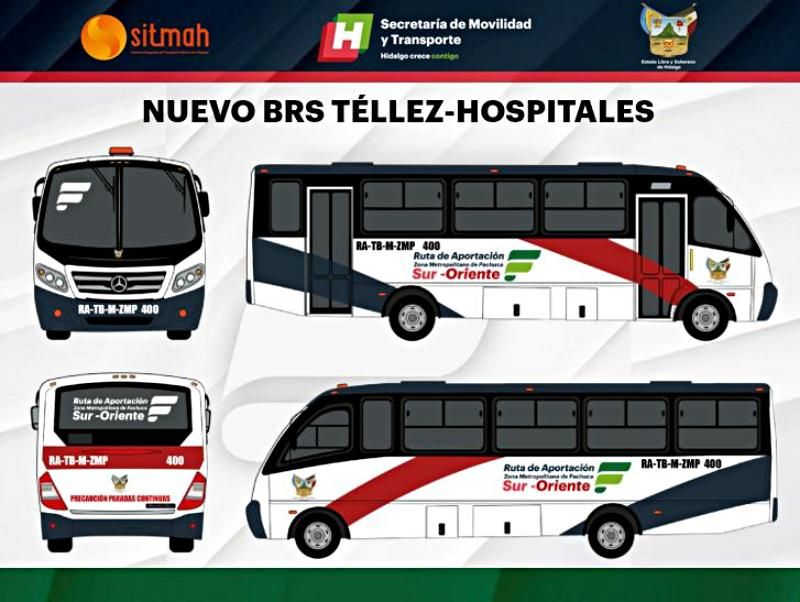 Nuevo servicio BRS de transporte masivo comienza a operar en Pachuca; esta es la ruta, costo y horario