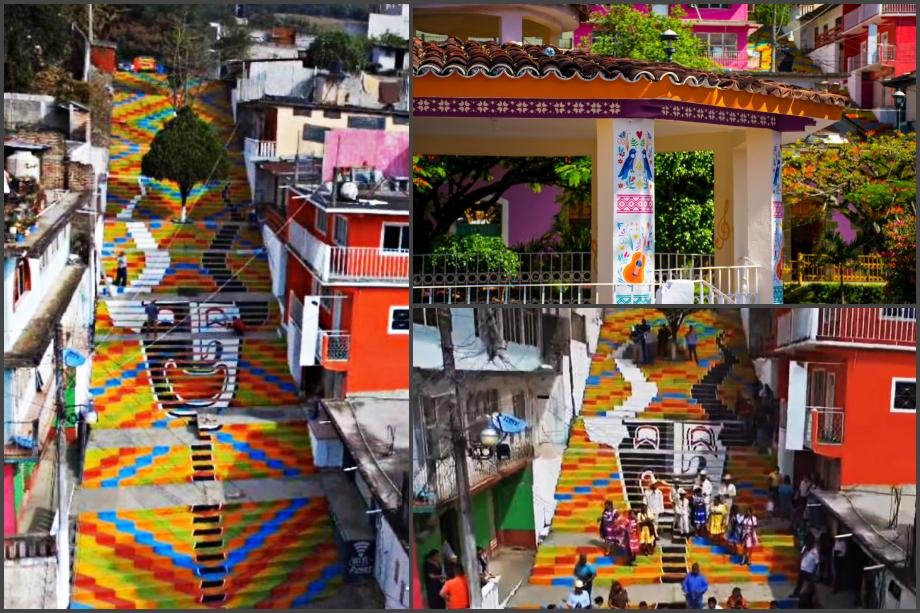 Con bellos murales, este pintoresco pueblo de Hidalgo rinde homenaje a su cultura