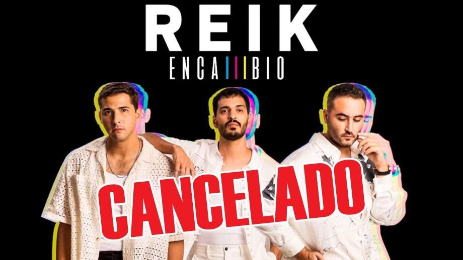 #Cancelado: Ya no se realizará el concierto de Reik en Pachuca