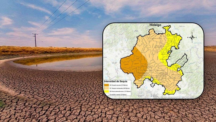 Aumenta la sequía severa en Hidalgo
