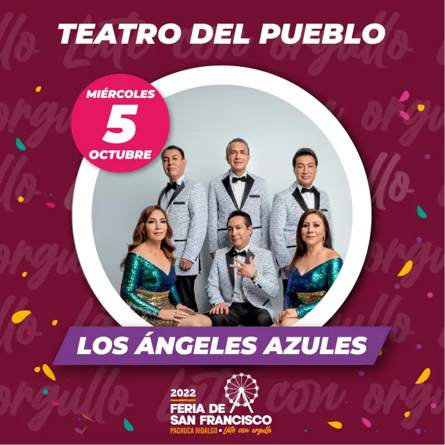 Cartel del Teatro del Pueblo de la Feria de San Francisco Pachuca 2022