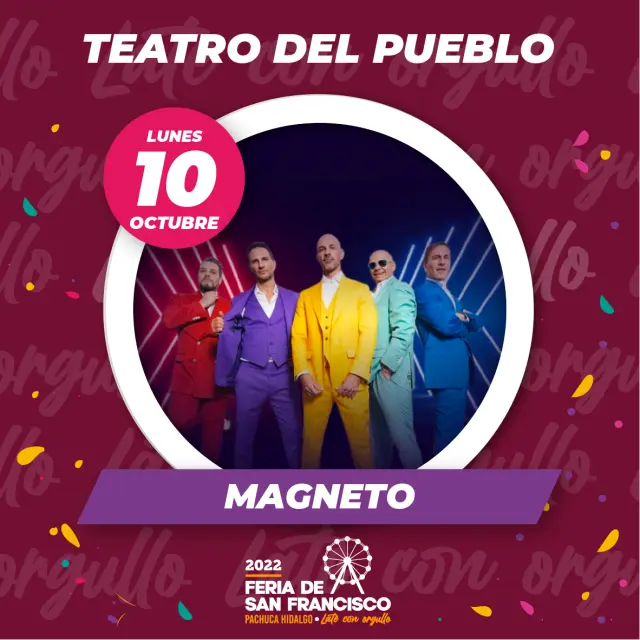 Cartel del Teatro del Pueblo de la Feria de San Francisco Pachuca 2022