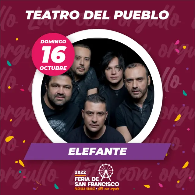 Cartel del Teatro del Pueblo de la Feria de San Francisco Pachuca 2022