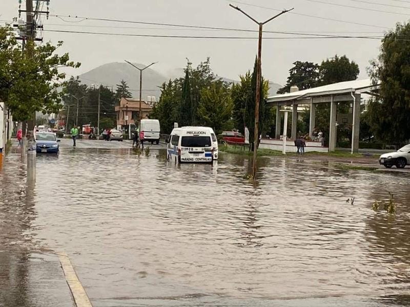 Inundado: Tepeapulco sufre por las fuertes lluvias