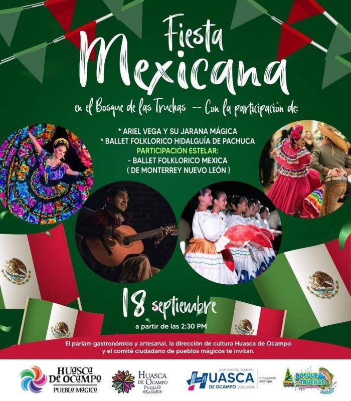 Que siga la celebración: habrá fiesta mexicana en el Bosque de las Truchas de Huasca