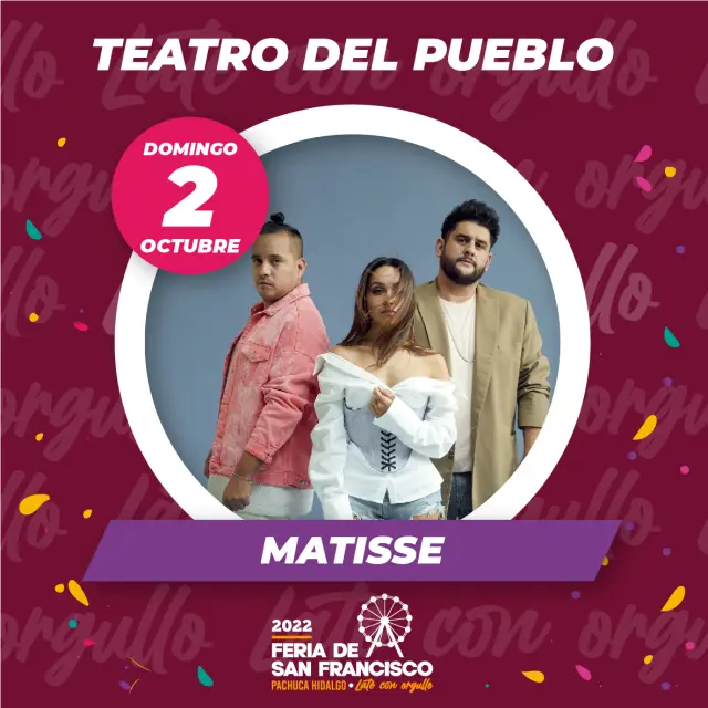 Cartel del Teatro del Pueblo de la Feria de San Francisco Pachuca 2022