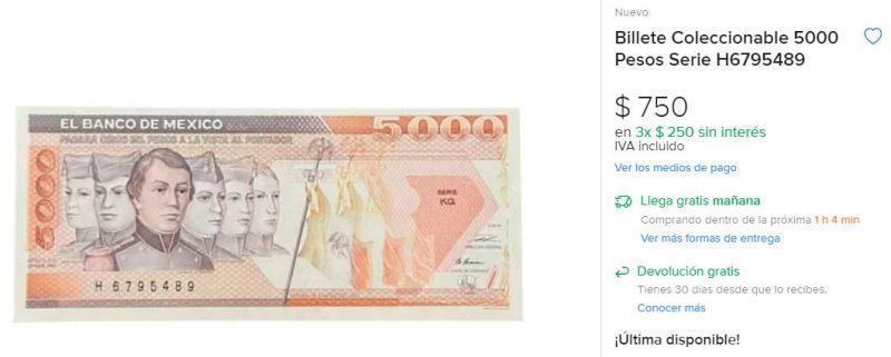 Billetes de los Niños Héroes se venden hasta en 46 mil pesos 4 Billetes de los Niños Héroes se venden hasta en 46 mil pesos
