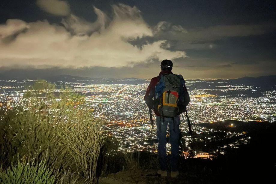 Invitan a caminata nocturna al cerro de San Cristóbal en Pachuca