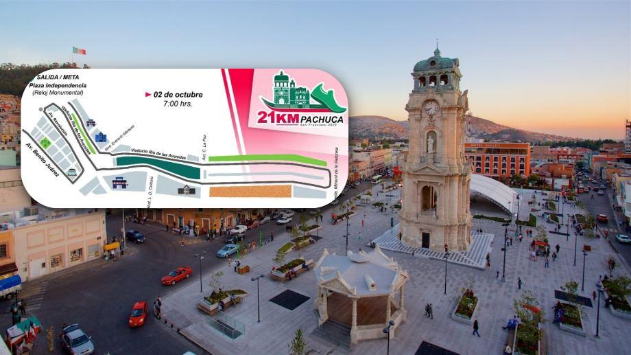 Habrá cierre de calles en Pachuca por el medio maratón de la feria