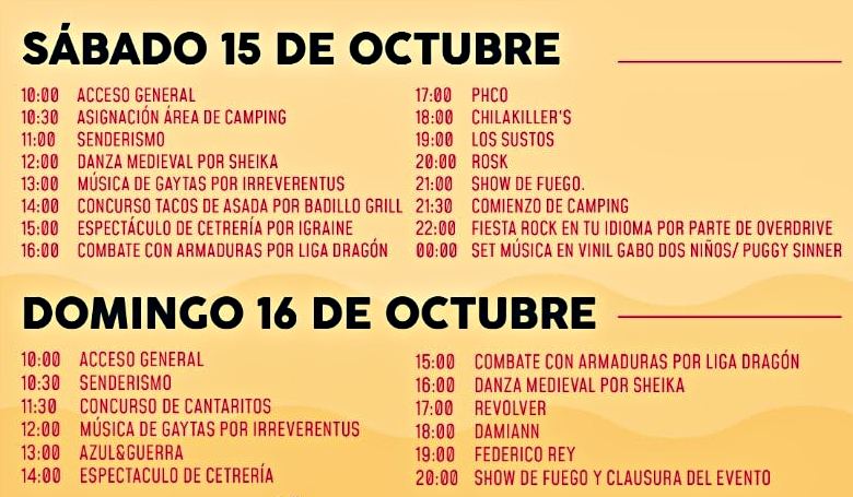 Festival del Bosque y el Asado, este fin de semana en Mineral del Chico