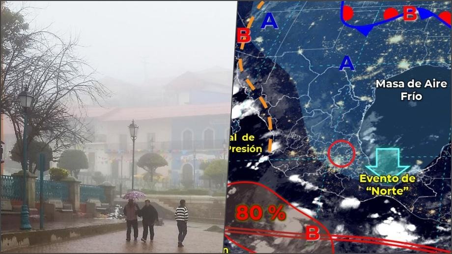 Heladas y lluvia: masa de aire del primer frente frío afectará a Hidalgo