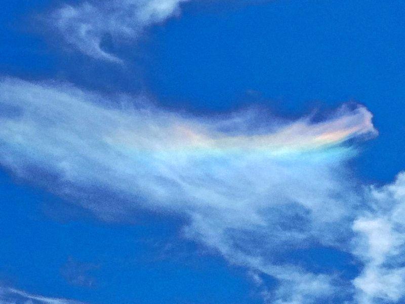 Luego del sismo, aparecen nubes iridiscentes en Pachuca y otros municipios 13 Luego del sismo, aparecen nubes iridiscentes en Pachuca y otros municipios