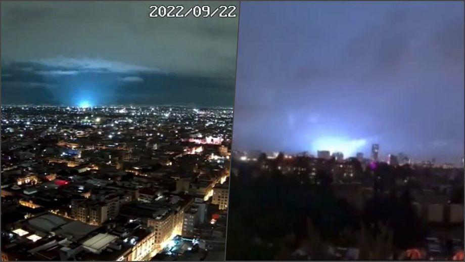 Las luces de terremoto: así captaron destellos durante el sismo de este jueves