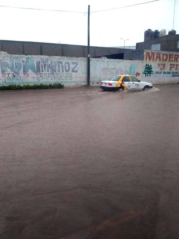 Inundado: Tepeapulco sufre por las fuertes lluvias