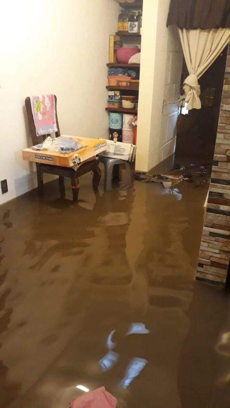 Inundado: Tepeapulco sufre por las fuertes lluvias