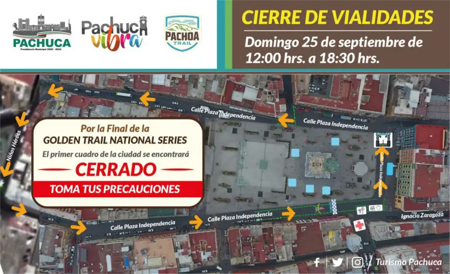 Final del Golden National Trail Series será en Pachuca; cerrarán calles