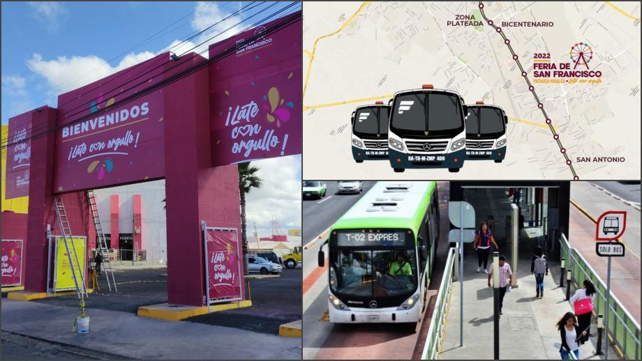 Habrá transporte nocturno y cambios en el Tuzobús durante la Feria de Pachuca