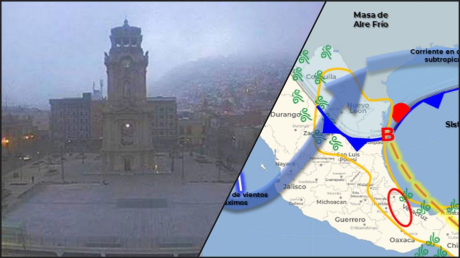 Llega nuevo frente frío con lluvias y bajas temperaturas