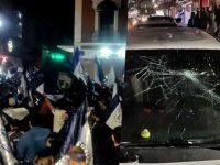 Destrozos en las calles durante la celebración del campeonato tuzo