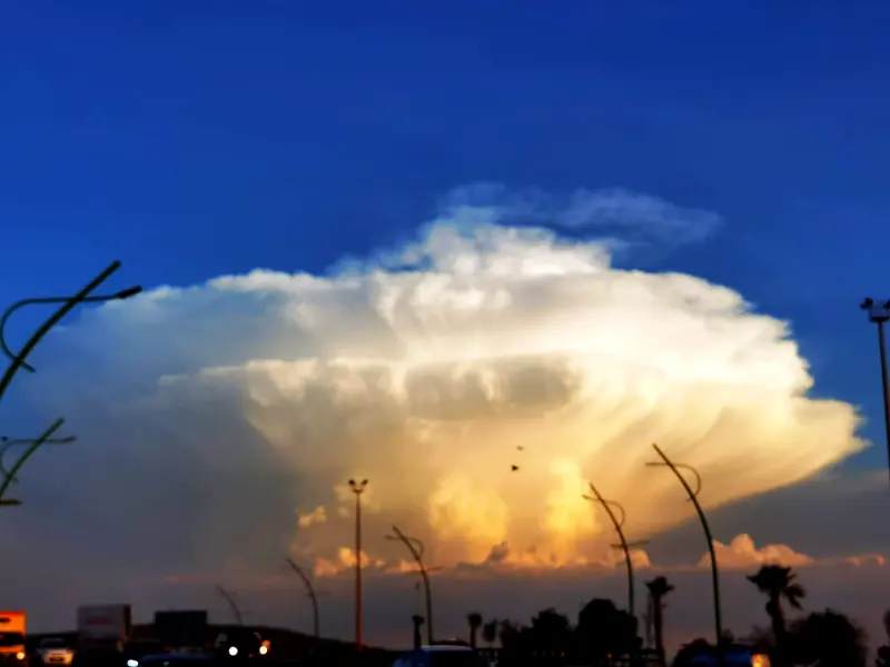 La impresionante nube tipo explosión que se vio en Pachuca y alrededores 7 La impresionante nube tipo explosión que se vio en Pachuca y alrededores