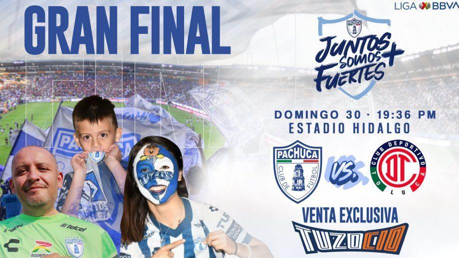 Final Pachuca-Toluca: lanzan venta de boletos para Tuzocio