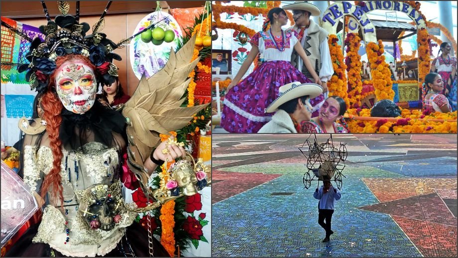 Llegó el Xantolo 2022; así se presentó en Pachuca esta bella tradición hidalguense (fotos y video)