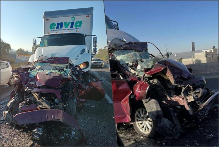 Fatal accidente en la autopista México-Pachuca: dos personas perdieron la vida