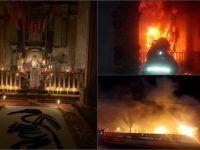 Arden instalaciones de la UAEH; un altar, el origen del incendio